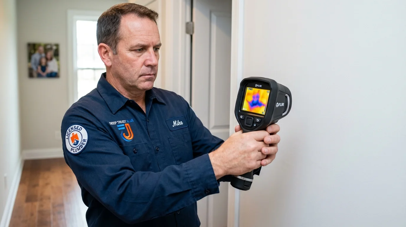 Thermal imaging leak detection by Johns Plumbing LLC in Alhambra